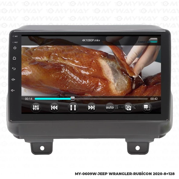 Araç Multimedya Jeep Rubicon Android 12 Carplay 4Gb Ram + 64Gb Hdd Navigasyon Ekran MYW ürün görseli 1