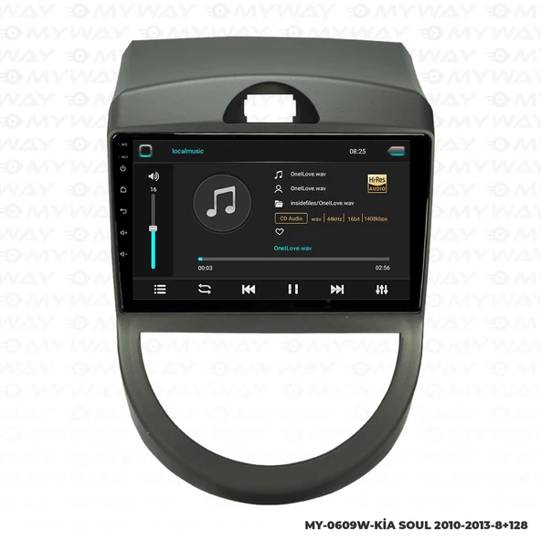 Araç Multimedya Kia Soul Android 12 Carplay 4Gb Ram + 64Gb Hdd Navigasyon Ekran MYW - 2