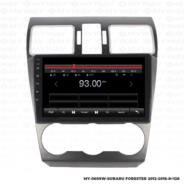 Araç Multimedya Subaru Forester Android 12 Carplay 4Gb Ram + 64Gb Hdd 2012-2018 Navigasyon Ekran MYW - Resim 5
