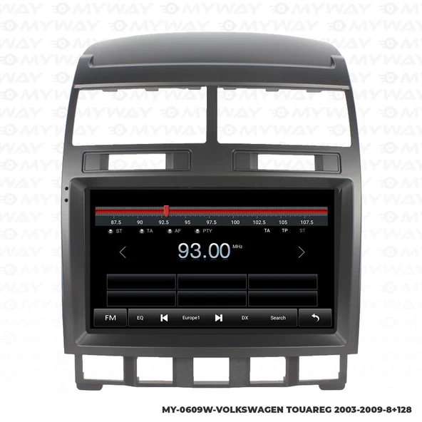 Araç Multimedya Volkswagen Touareg Android 12 Carplay 4Gb Ram + 64Gb Hdd 2003-2009 Navigasyon Ekran MYW - Resim 4