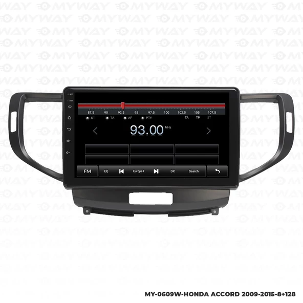 Araç Multimedya Honda Accord Android 12 Carplay 4Gb Ram + 64Gb Hdd 2009-2015 Navigasyon Ekran MYW - Resim 4