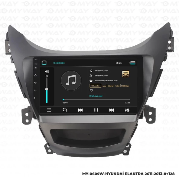 Araç Multimedya Hyundai Elantra Android 12 Carplay 4Gb Ram + 64Gb Hdd 2011-2013 Navigasyon Ekran MYW - Resim 2