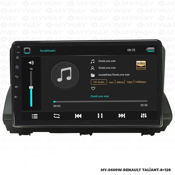 Araç Multimedya Renault Taliant Android 12 Carplay 4Gb Ram + 64Gb Hdd Navigasyon Ekran MYW - Resim 2