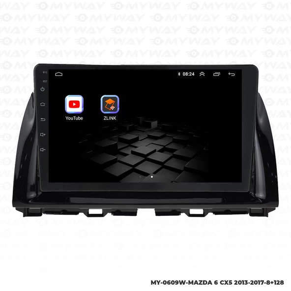 Araç Multimedya Mazda 6 Cx5 Android 12 Carplay 4Gb Ram + 64Gb Hdd Navigasyon Ekran MYW - Resim 5