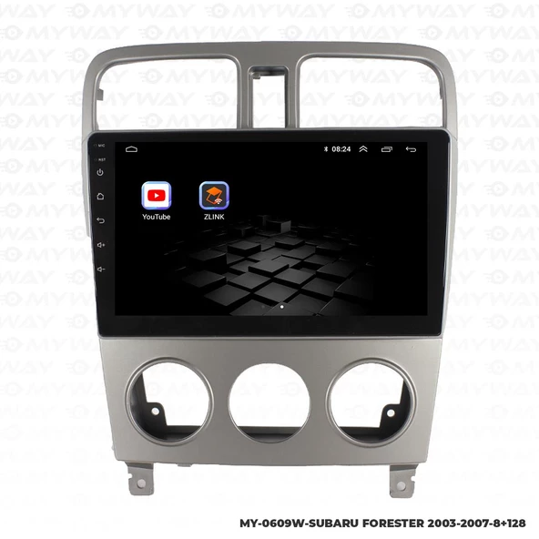 Araç Multimedya Subaru Forester Android 12 Carplay 4Gb Ram + 64Gb Hdd 2003-2007 Navigasyon Ekran MYW - Resim 5