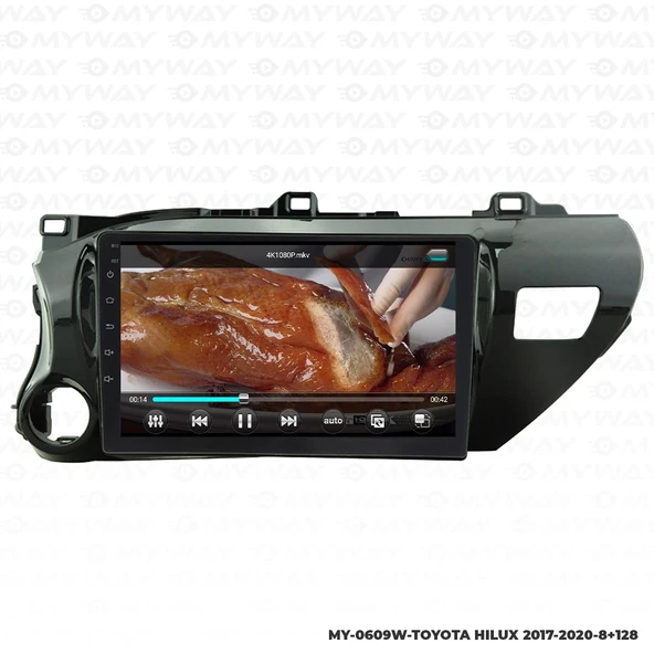Araç Multimedya Toyota Hilux Android 12 Carplay 4Gb Ram + 64Gb Hdd 2017-2020 Navigasyon Ekran MYW ürün görseli 1