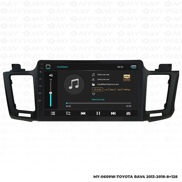 Araç Multimedya Toyota Rav4 Android 12 Carplay 4Gb Ram + 64Gb Hdd 2013-2018 Navigasyon Ekran MYW - Resim 2