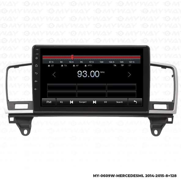 Araç Multimedya Mercedes Ml Android 12 Carplay 4Gb Ram + 64Gb Hdd 2014-2015 Navigasyon Ekran MYW - Resim 4