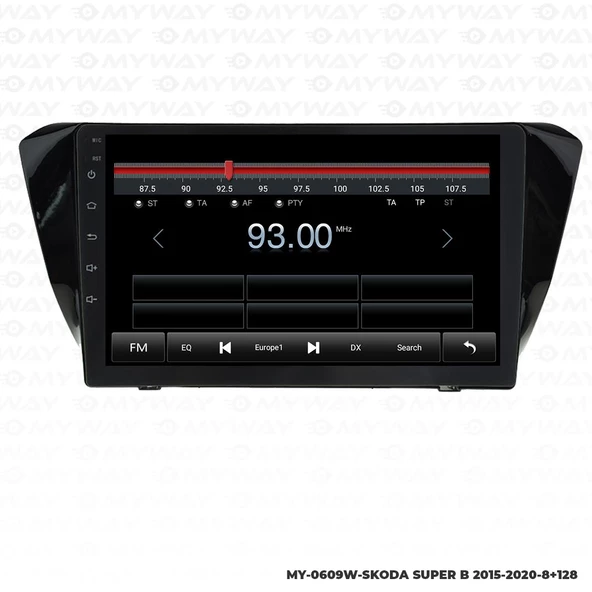 Araç Multimedya Skoda Superb Android 12 Carplay 4Gb Ram + 64Gb Hdd 2015-2020 Navigasyon Ekran MYW - Resim 4