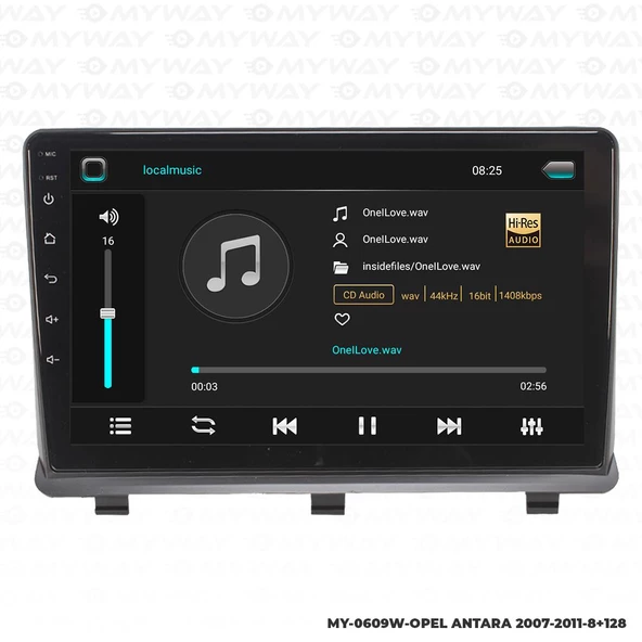 Araç Multimedya Opel Antara Android 12 Carplay 4Gb Ram + 64Gb Hdd Navigasyon Ekran MYW - Resim 2