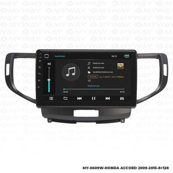 Araç Multimedya Honda Accord Android 12 Carplay 4Gb Ram + 64Gb Hdd 2009-2015 Navigasyon Ekran MYW - Resim 2