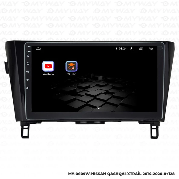 Araç Multimedya Nissan X-Trail Android 12 Carplay 4Gb Ram + 64Gb Hdd 2014-2020 Navigasyon Ekran MYW - Resim 5