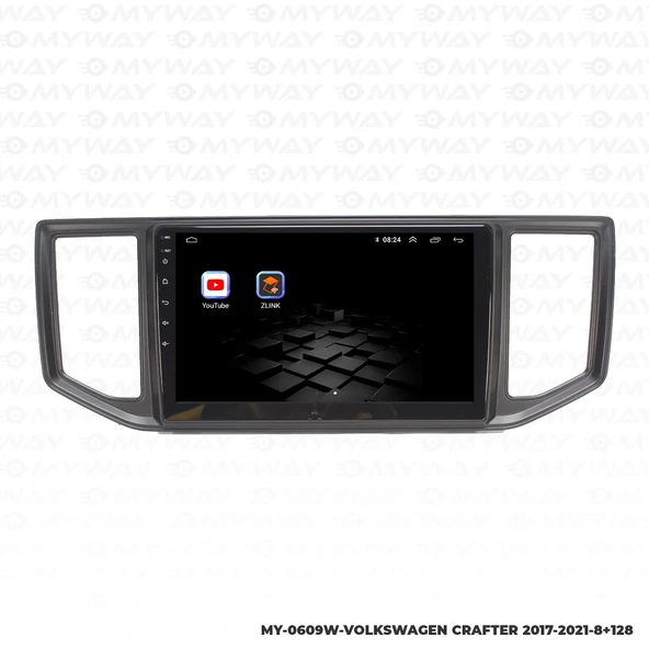 Araç Multimedya Volkswagen Crafter Android 12 Carplay 4Gb Ram + 64Gb Hdd 2017-2021 Navigasyon Ekran MYW - Resim 5