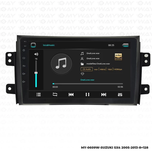 Araç Multimedya Suzuki Sx4 Android 12 Carplay 4Gb Ram + 64Gb Hdd Navigasyon Ekran MYW - Resim 2