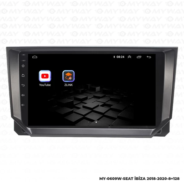 Araç Multimedya Seat İbiza Android 12 Carplay 4Gb Ram + 64Gb Hdd 2018-2020 Navigasyon Ekran MYW - 5