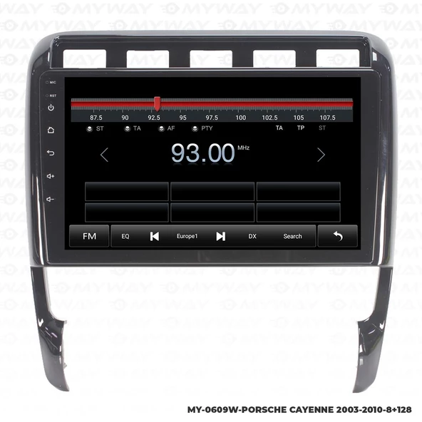 Araç Multimedya Porsche Cayenne Android 12 Carplay 4Gb Ram + 64Gb Hdd Navigasyon Ekran MYW - Resim 4