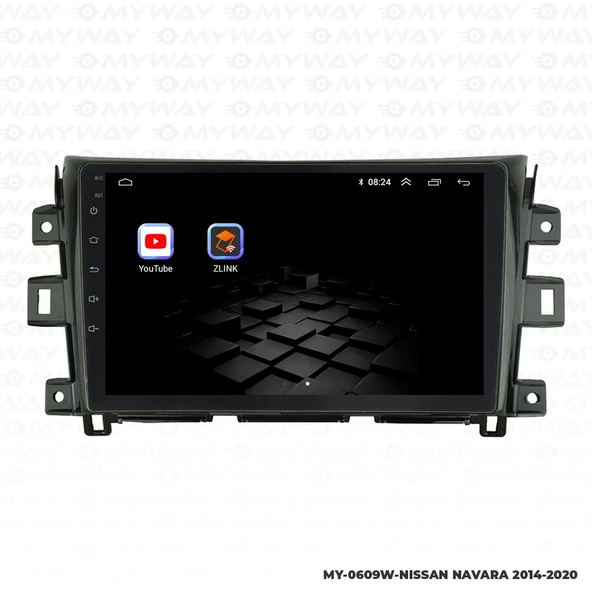 Araç Multimedya Nissan Navara Android 12 Carplay 4Gb Ram + 64Gb Hdd 2014-2020 Navigasyon Ekran MYW - 5