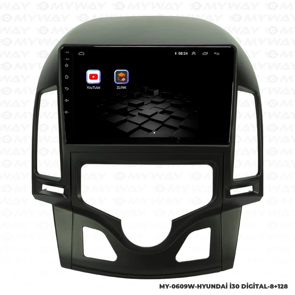 Araç Multimedya Hyundai İ30 Android 12 Carplay 4Gb Ram + 64Gb Hdd Dijital Navigasyon Ekran MYW - Resim 5
