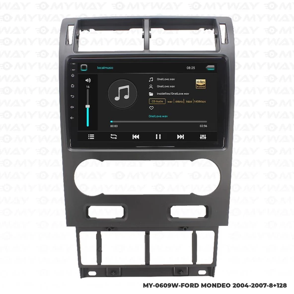 Araç Multimedya Ford Mondeo Android 12 Carplay 4Gb Ram + 64Gb Hdd Navigasyon Ekran MYW - 2