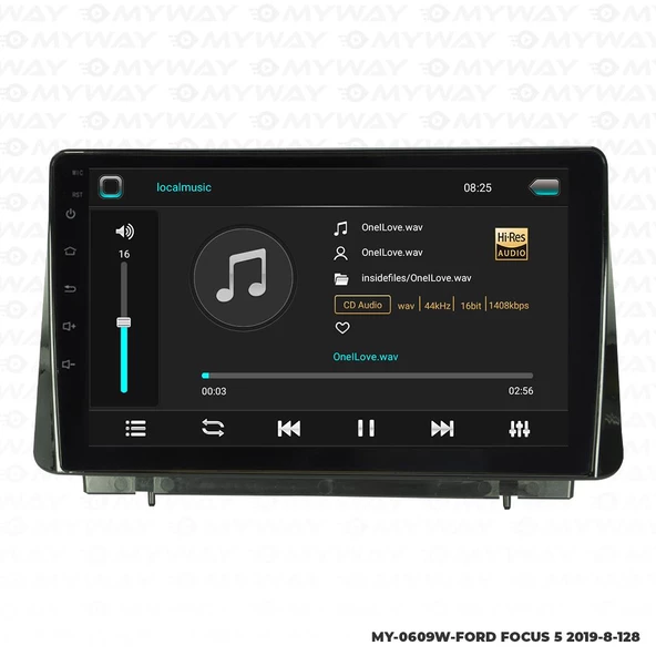 Araç Multimedya Ford Focus 5 Android 12 Carplay 4Gb Ram + 64Gb Hdd Navigasyon Ekran MYW - 2