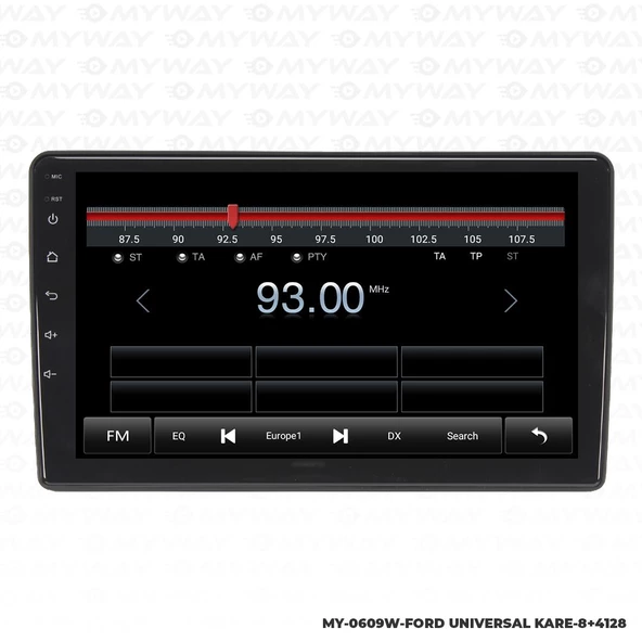 Araç Multimedya Ford Focus Android 12 Carplay 4Gb Ram + 64Gb Hdd 2005-2007 Navigasyon Ekran MYW - Resim 4