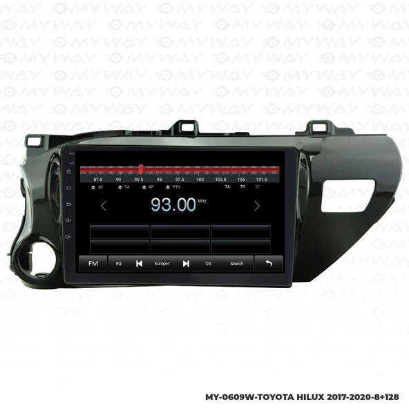 Araç Multimedya Toyota Hilux Android 12 Carplay 4Gb Ram + 64Gb Hdd 2017-2020 Navigasyon Ekran MYW - Resim 4