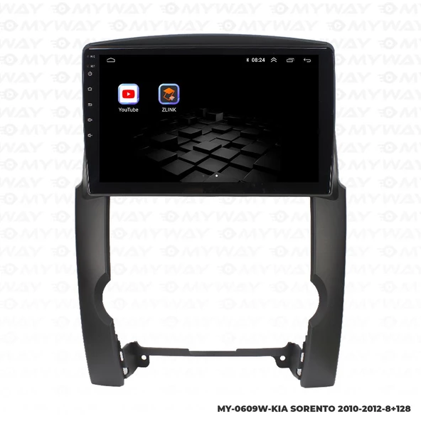 Araç Multimedya Kia Sorento Android 12 Carplay 4Gb Ram + 64Gb Hdd 2010-2012 Navigasyon Ekran MYW - Resim 5