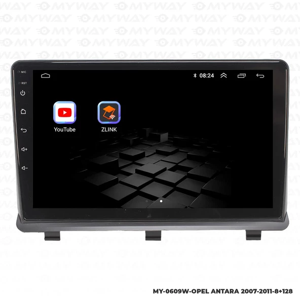 Araç Multimedya Opel Antara Android 12 Carplay 4Gb Ram + 64Gb Hdd Navigasyon Ekran MYW - Resim 5