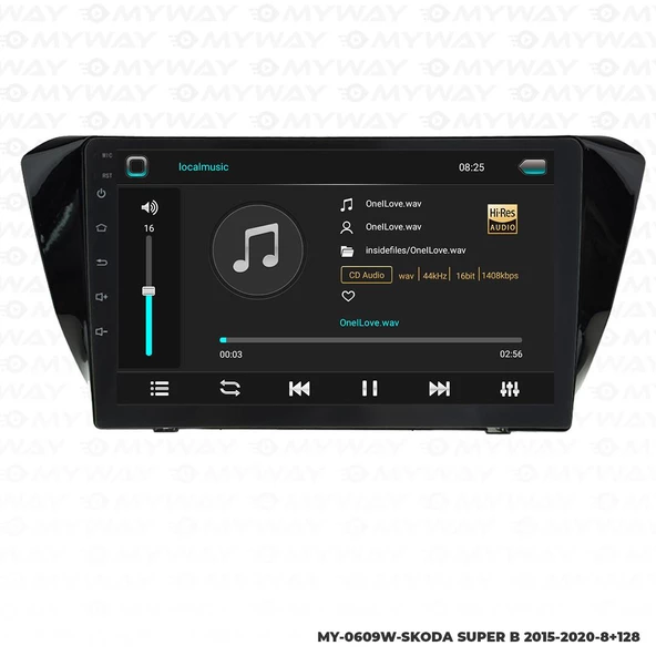 Araç Multimedya Skoda Superb Android 12 Carplay 4Gb Ram + 64Gb Hdd 2015-2020 Navigasyon Ekran MYW - Resim 2