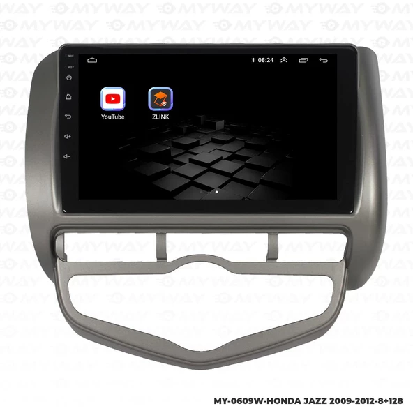 Araç Multimedya Honda Jazz Android 12 Carplay 4Gb Ram + 64Gb Hdd 2009-2012 Navigasyon Ekran MYW - Resim 5