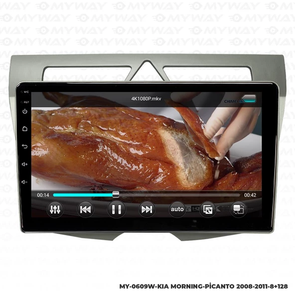 Araç Multimedya Kia Picanto Android 12 Carplay 4Gb Ram + 64Gb Hdd 2008-2011 Navigasyon Ekran MYW ürün görseli 1