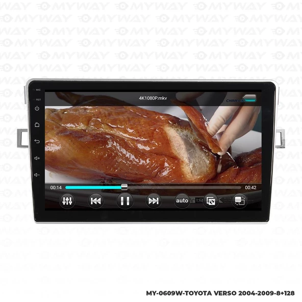 Araç Multimedya Toyota Verso Android 12 Carplay 4Gb Ram + 64Gb Hdd 2004-2009 Navigasyon Ekran MYW ürün görseli 1