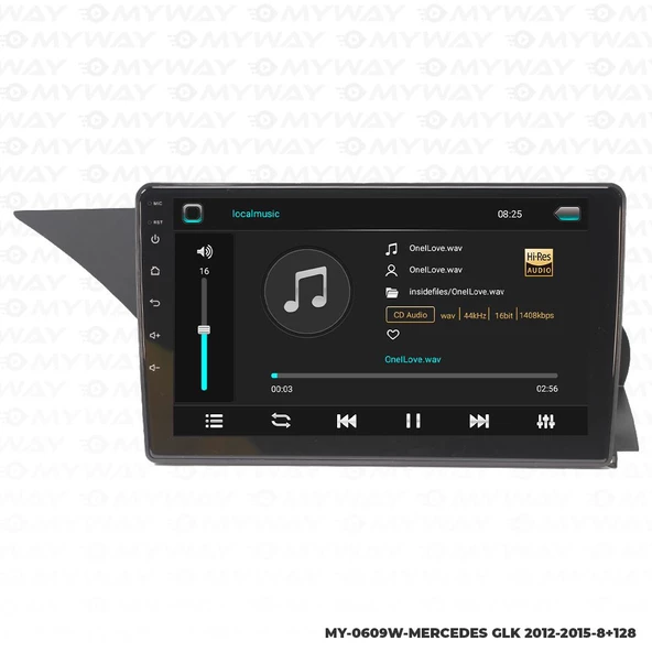 Araç Multimedya Mercedes Glk Android 12 Carplay 4Gb Ram + 64Gb Hdd Navigasyon Ekran MYW - 2
