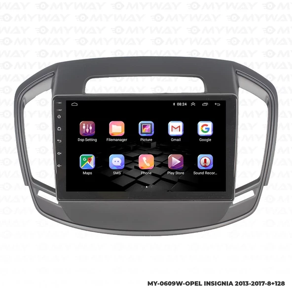 Araç Multimedya Opel İnsignia Android 12 Carplay 4Gb Ram + 64Gb Hdd 2013-2017 Navigasyon Ekran MYW - Resim 6
