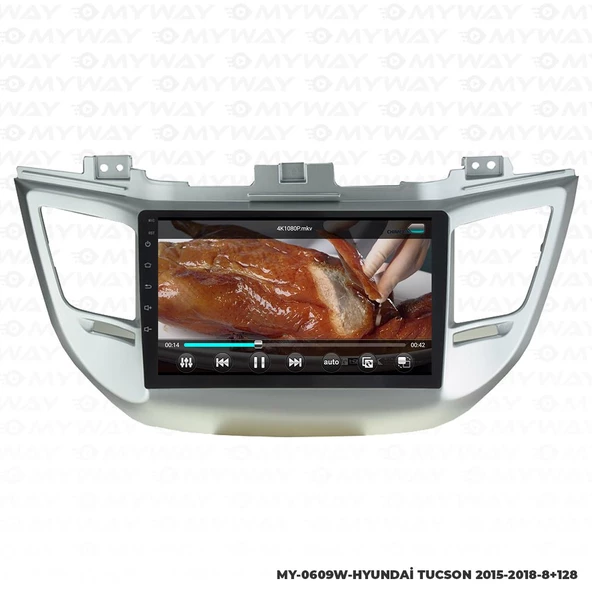 Araç Multimedya Hyundai Tucson Android 12 Carplay 4Gb Ram + 64Gb Hdd 2015-2018 Navigasyon Ekran MYW ürün görseli 1