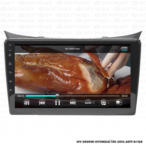 Araç Multimedya Hyundai İ30 Android 12 Carplay 4Gb Ram + 64Gb Hdd 2014-2017 Navigasyon Ekran MYW ürün görseli 1