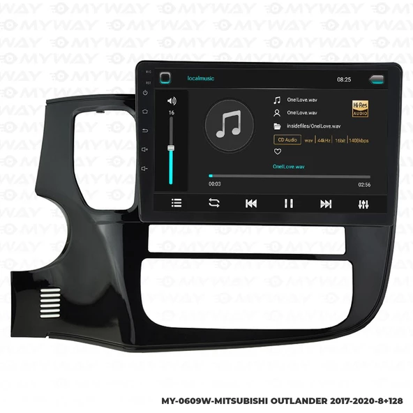 Araç Multimedya Mitsubishi Outlander Android 12 Carplay 4Gb Ram + 64Gb Hdd 2017-2020 Navigasyon Ekran MYW - Resim 2