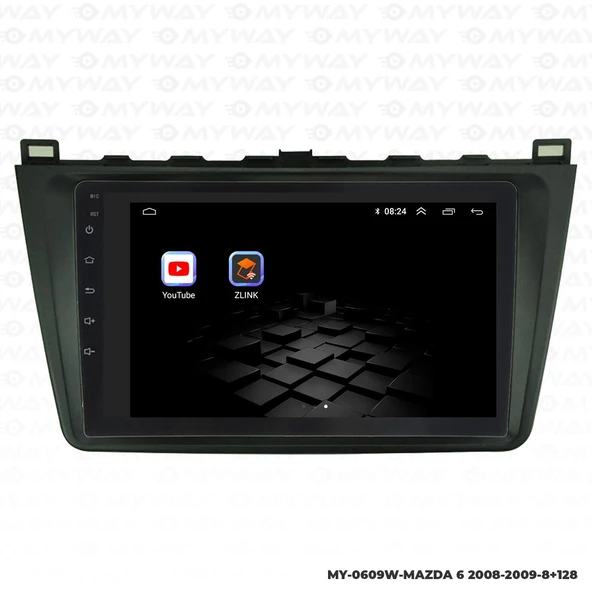Araç Multimedya Mazda 6 Android 12 Carplay 4Gb Ram + 64Gb Hdd 2008-2009 Navigasyon Ekran MYW - Resim 5