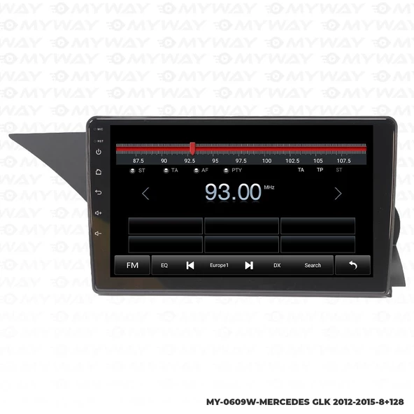 Araç Multimedya Mercedes Glk Android 12 Carplay 4Gb Ram + 64Gb Hdd Navigasyon Ekran MYW - 4