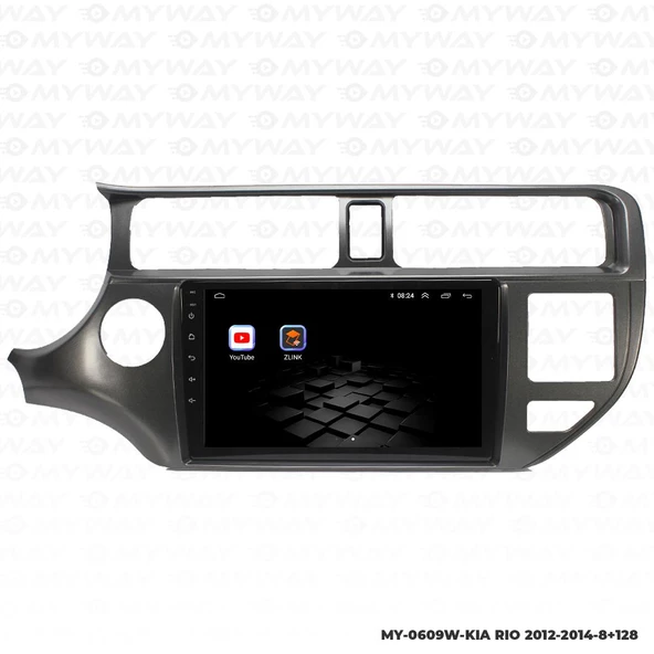 Araç Multimedya Kia Rio Android 12 Carplay 4Gb Ram + 64Gb Hdd 2012-2014 Navigasyon Ekran MYW - Resim 5