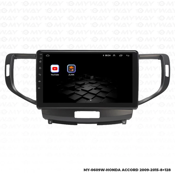 Araç Multimedya Honda Accord Android 12 Carplay 4Gb Ram + 64Gb Hdd 2009-2015 Navigasyon Ekran MYW - Resim 5