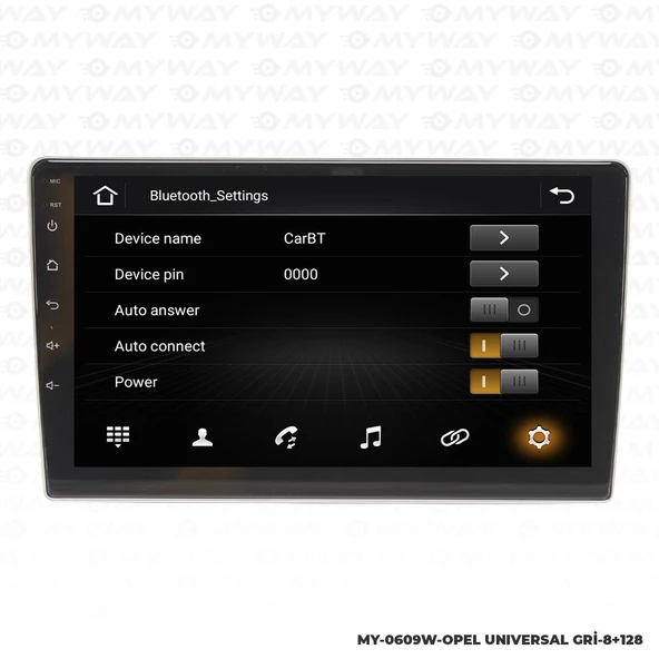 Araç Multimedya Opel Meriva Android 12 Carplay 4Gb Ram + 64Gb Hdd Navigasyon Ekran MYW - Resim 3