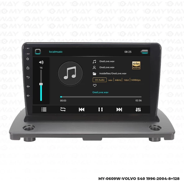 Araç Multimedya Volvo C30 Android 12 Carplay 4Gb Ram + 64Gb Hdd Navigasyon Ekran MYW - Resim 2