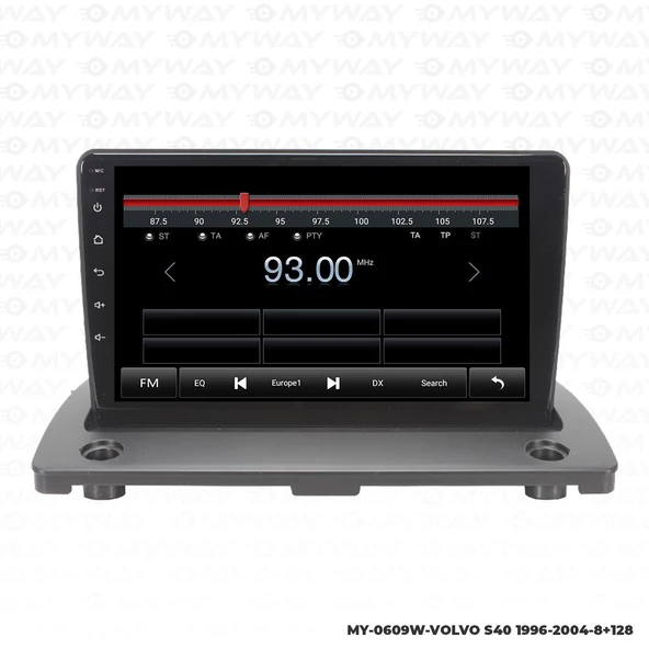 Araç Multimedya Volvo S40 Android 12 Carplay 4Gb Ram + 64Gb Hdd Navigasyon Ekran MYW - Resim 4