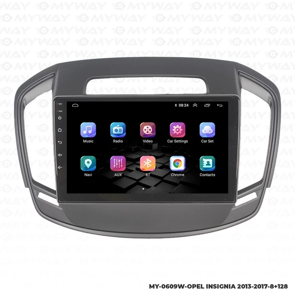 Araç Multimedya Opel İnsignia Android 12 Carplay 4Gb Ram + 64Gb Hdd 2013-2017 Navigasyon Ekran MYW - Resim 7