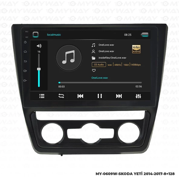 Araç Multimedya Skoda Yeti Android 12 Carplay 4Gb Ram + 64Gb Hdd 2014-2017 Navigasyon Ekran MYW - 2