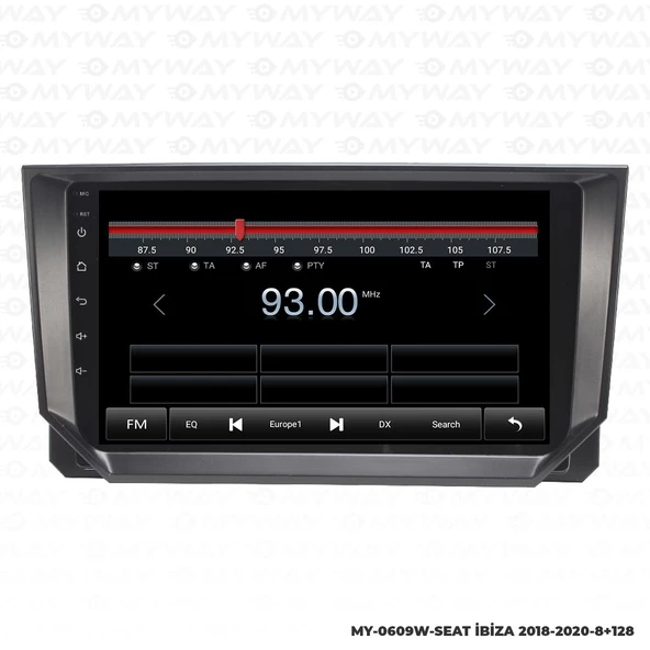 Araç Multimedya Seat İbiza Android 12 Carplay 4Gb Ram + 64Gb Hdd 2018-2020 Navigasyon Ekran MYW - 4