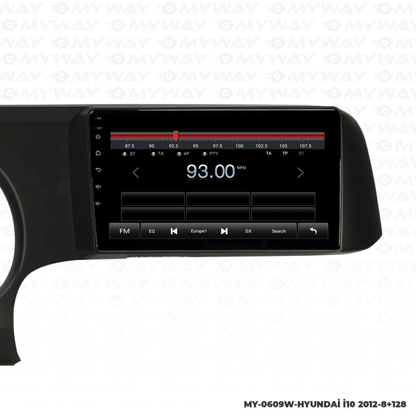 Araç Multimedya Hyundai İ10 Android 12 Carplay 4Gb Ram + 64Gb Hdd 2012 Navigasyon Ekran MYW - Resim 4