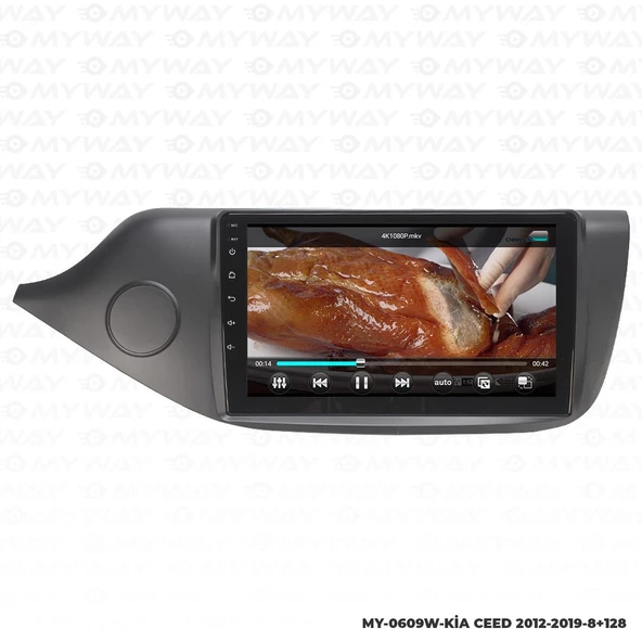 Araç Multimedya Kia Ceed Android 12 Carplay 4Gb Ram + 64Gb Hdd 2012-2019 Navigasyon Ekran MYW