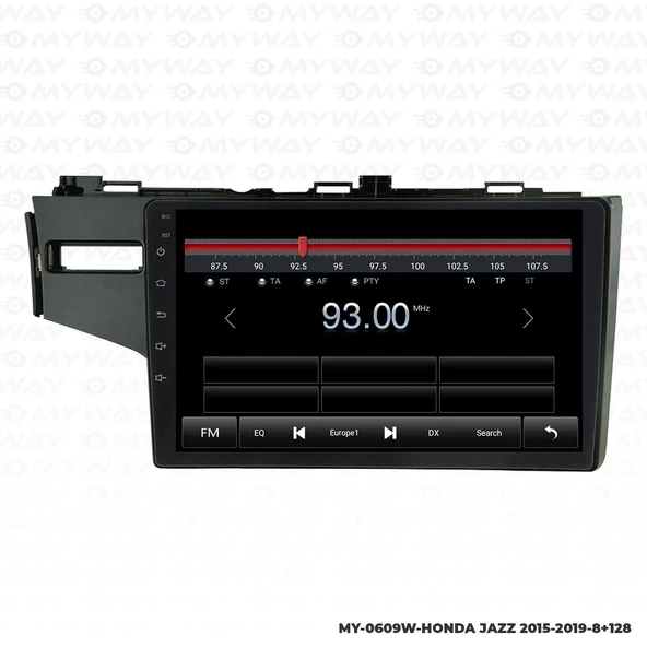 Araç Multimedya Honda Jazz Android 12 Carplay 4Gb Ram + 64Gb Hdd 2015-2019 Navigasyon Ekran MYW - Resim 5